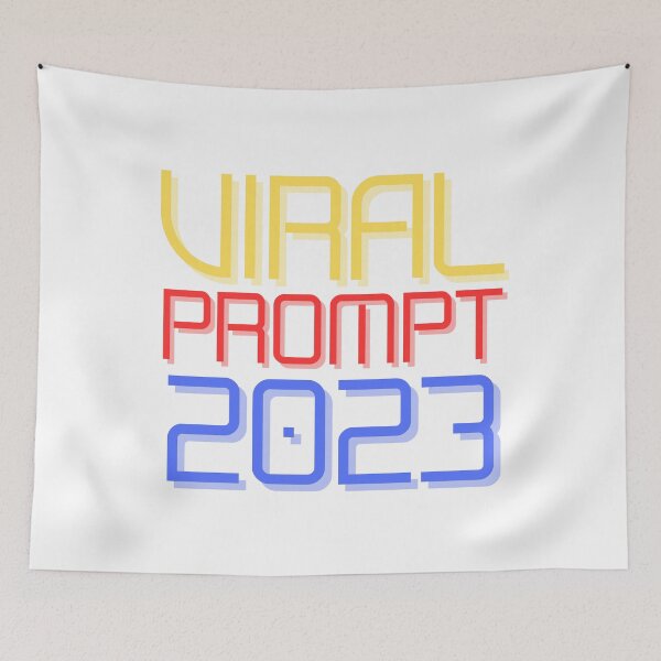Item preview, Viral prompt 2023 console style caption designed and sold by CleanDecor.