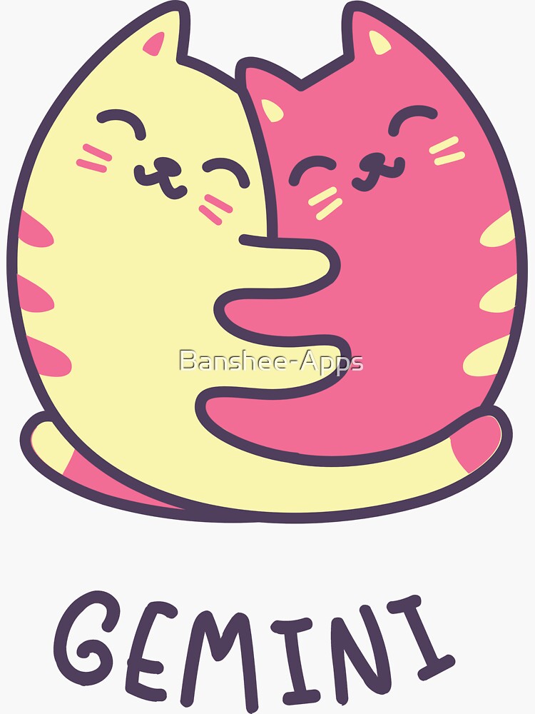 Funny Gemini Cat Horoscope Tshirt - Astrology and Zodiac Gift Ideas! by Banshee-Apps