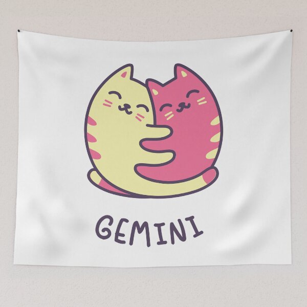 Item preview, Funny Gemini Cat Horoscope Tshirt - Astrology and Zodiac Gift Ideas! designed and sold by Banshee-Apps.
