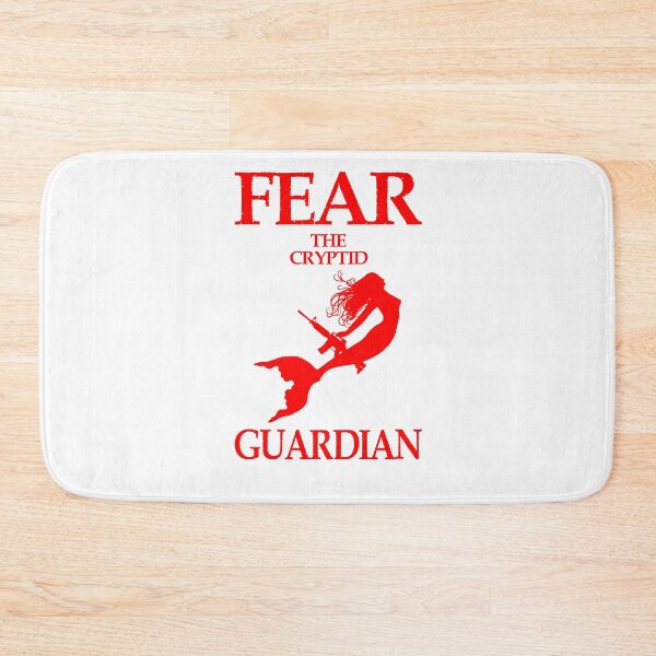 Item preview, Fear the cryptid guardian, she guards the unknown (red) designed and sold by obedtheartist.