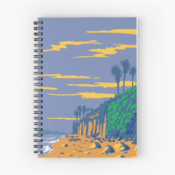 Item preview, Beacon's Beach in Leucadia State Beach in Encinitas California WPA Poster Art designed and sold by patrimonio.