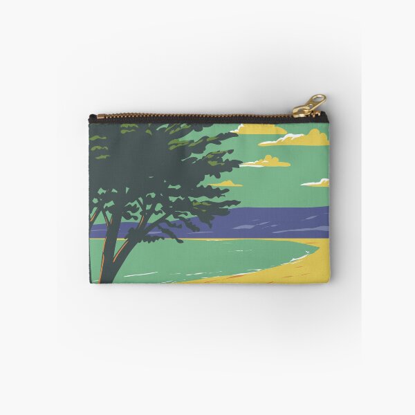 Item preview, Carmel Beach in Monterey County California WPA Poster Art designed and sold by patrimonio.