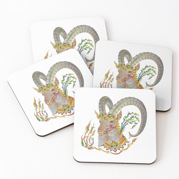 Item preview, Goat, Siamese Goat, Modern Thai Art, Thai literature, Souvenir, Amazing Thailand designed and sold by Kasalongdesign.