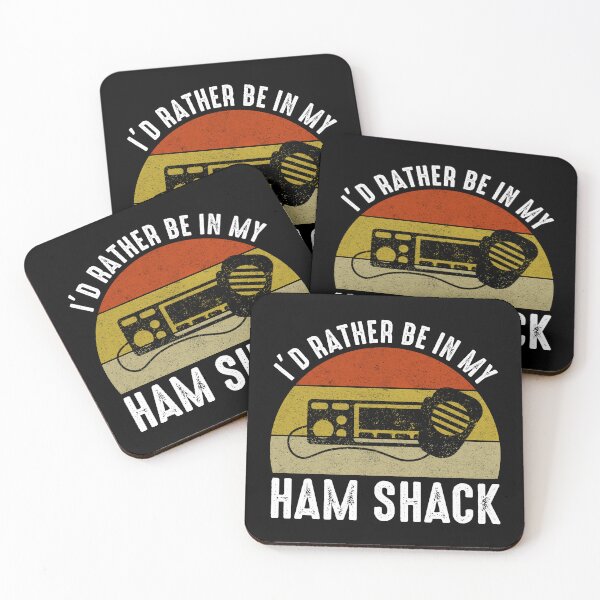 Item preview, I'd Rather Be In My Ham Shack designed and sold by Cat Lady Designs.