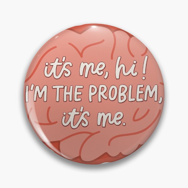 Item preview, it's me, hi, i'm the problem heart love minimalist designed and sold by isola design⭐⭐⭐⭐.