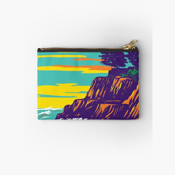 Item preview, Pleasure Point Beach in Santa Cruz County California WPA Poster Art designed and sold by patrimonio.