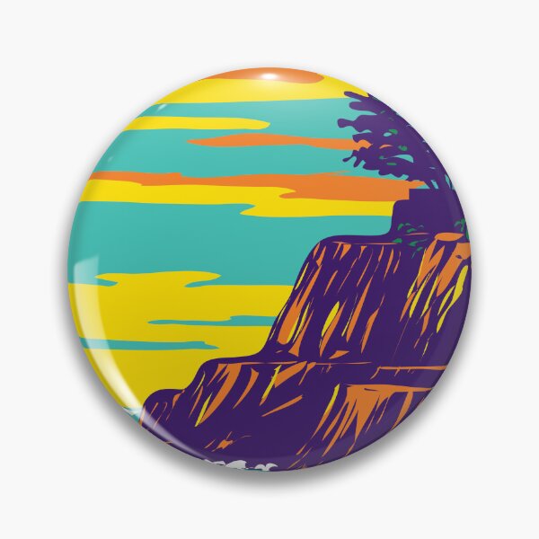Item preview, Pleasure Point Beach in Santa Cruz County California WPA Poster Art designed and sold by patrimonio.