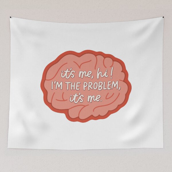 Item preview, it's me, hi, i'm the problem heart love minimalist designed and sold by isola design⭐⭐⭐⭐.