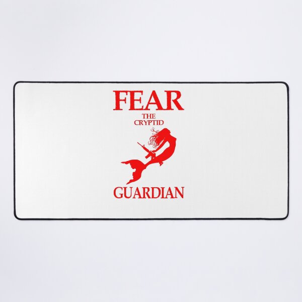 Item preview, Red Fear the cryptid guardian, she guards the unknown - Red design designed and sold by obedtheartist.
