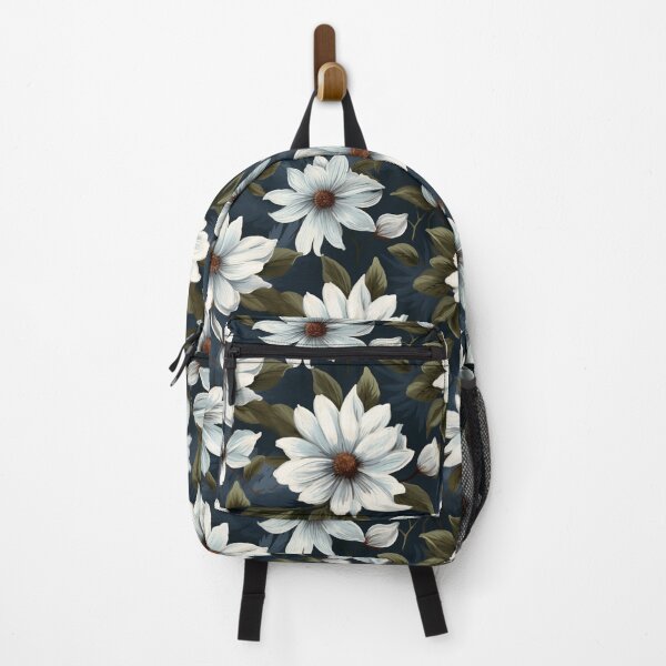 Item preview, whimsical white flower pattern designed and sold by nimiasir.
