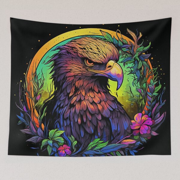 Item preview, Notorious Floral Eagle designed and sold by Arcana13.