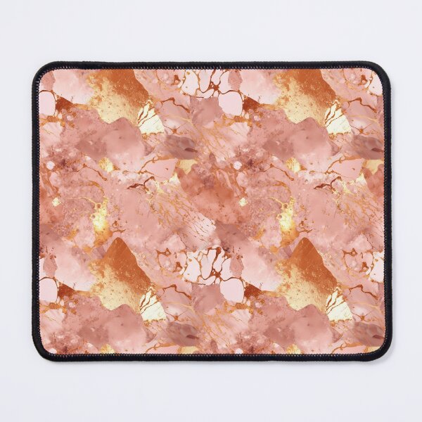 Item preview, luxury vintage rose gold marble with gold ornaments designed and sold by Branjos.