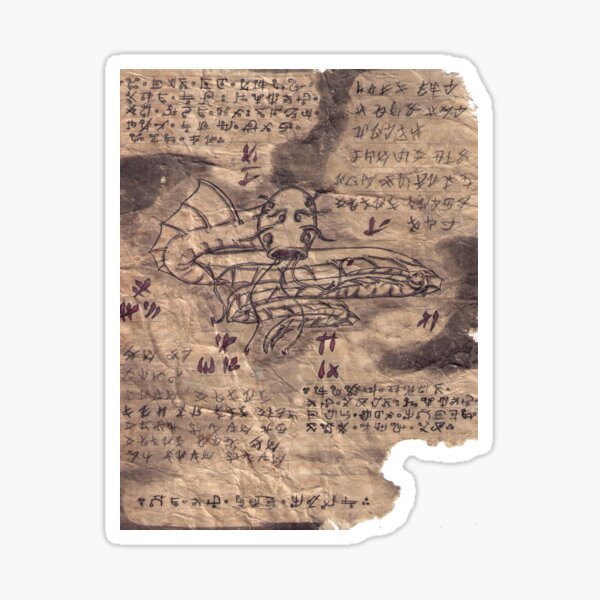Book of Nightmares Sky Serpent Sticker