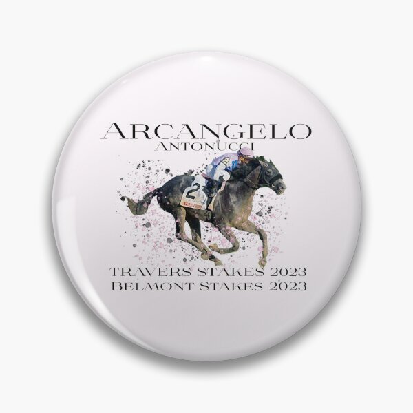 Item preview, Arcangelo Wins the 2023 Travers Stakes design designed and sold by Ginny Luttrell.