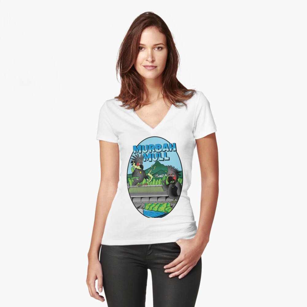 Item preview, Fitted V-Neck T-Shirt designed and sold by DeanOfGreen.