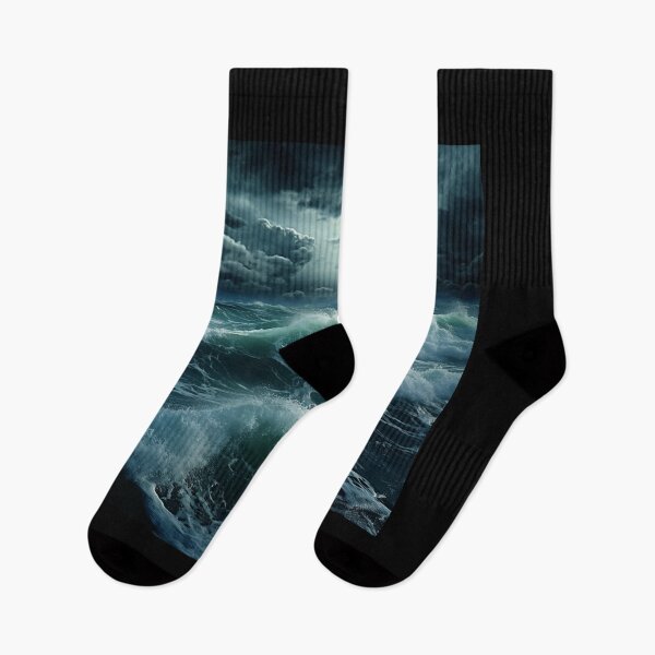 Item preview, Stormy Sea Waves Landscape designed and sold by LudwikeArts.