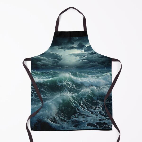 Item preview, Stormy Sea Waves Landscape designed and sold by LudwikeArts.