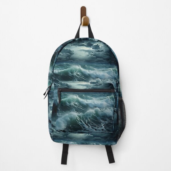 Item preview, Stormy Sea Waves Landscape designed and sold by LudwikeArts.