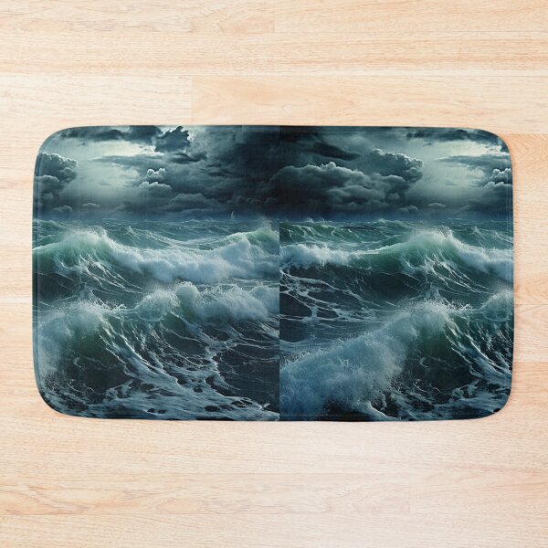 Item preview, Stormy Sea Waves Landscape designed and sold by LudwikeArts.