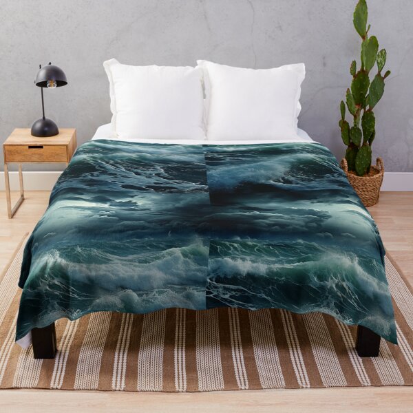Item preview, Stormy Sea Waves Landscape designed and sold by LudwikeArts.