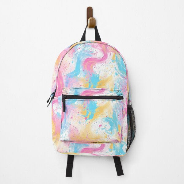 Item preview, pink yellow batik style paint pattern designed and sold by Branjos.