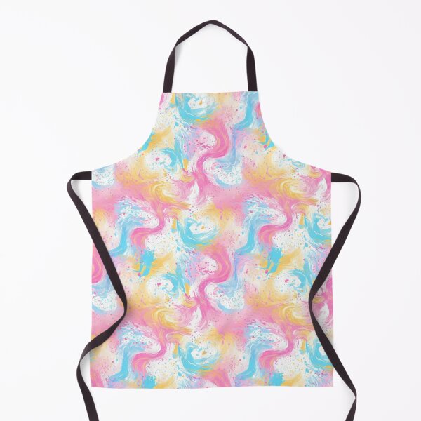 Item preview, pink yellow batik style paint pattern designed and sold by Branjos.