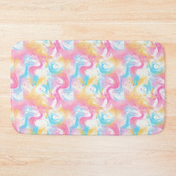 Item preview, pink yellow batik style paint pattern designed and sold by Branjos.