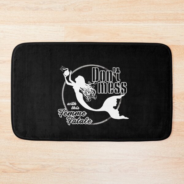 Item preview, Don't mess with this Femme Fatale (Mermaid art ) designed and sold by obedtheartist.