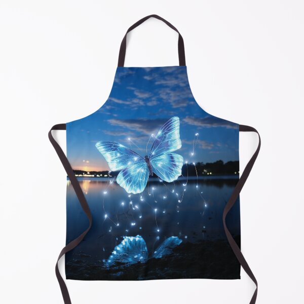 Item preview, Noctilucent Butterfly Over The Lake designed and sold by JELeitner.