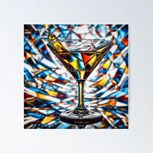 Cubist Martini Set