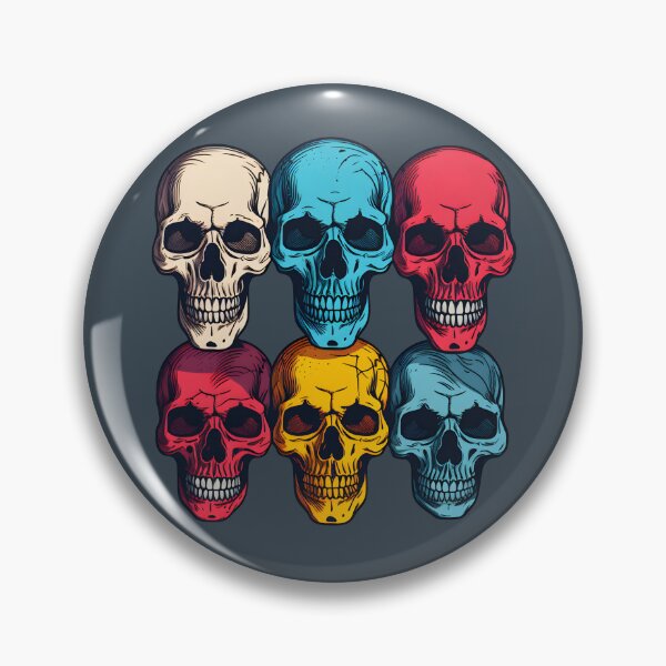 Item preview, Colorful Skulls Unleashed designed and sold by Art Happens.