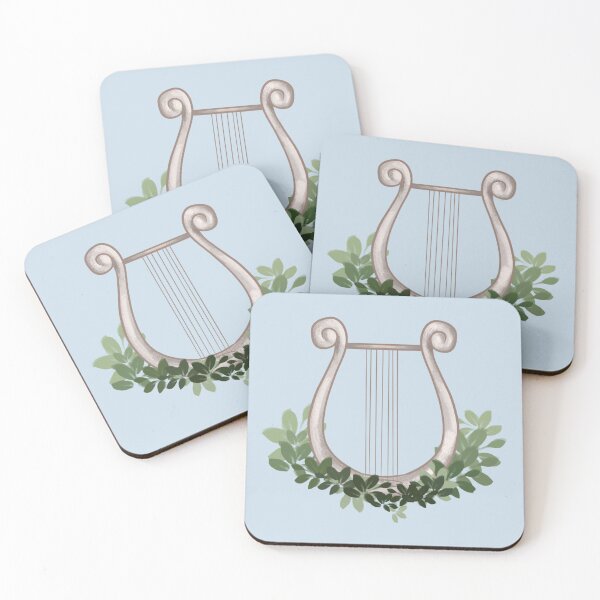 Item preview, greek lyre designed and sold by sagegreenmoon.