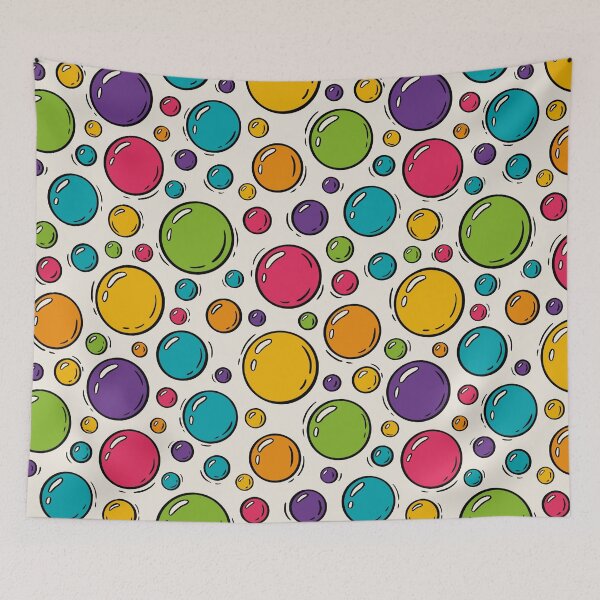 Item preview, Vivid Bubble Frenzy Repeating Pattern designed and sold by JBeasleyDesigns.