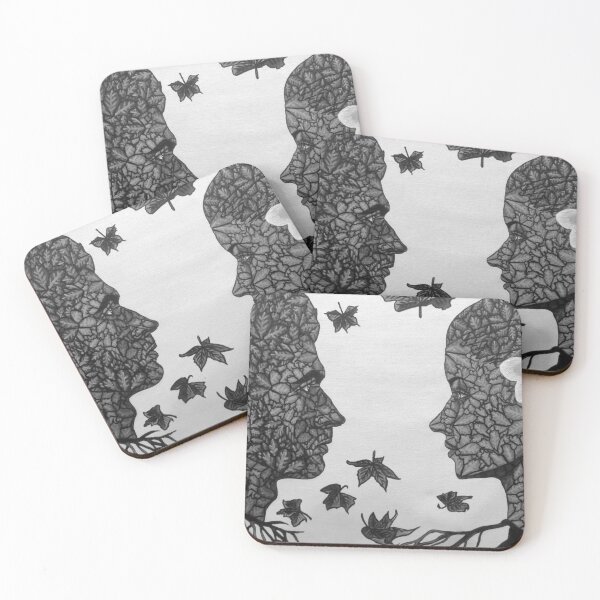 Item preview, Nurturing Life: Embracing Greenery for Our Survival Greyscale designed and sold by MubaraksArt.
