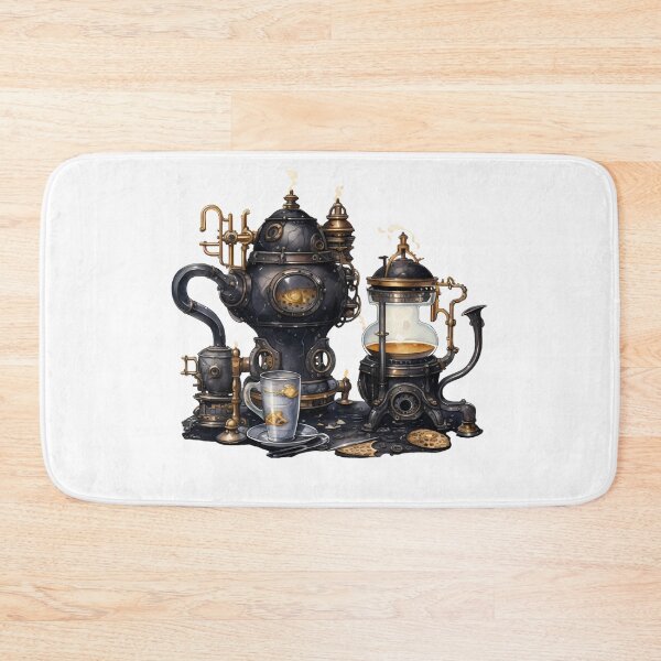 Item preview, Steampunk Tea Set – Mechanical Elegance Fantasy Design designed and sold by SchorlCraft.