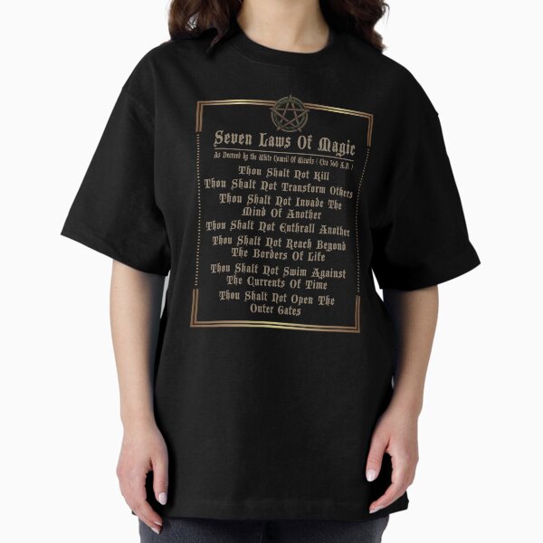Item preview, Seven Laws Of Magic Gold Border-Dresden Files designed and sold by HavenDesign.