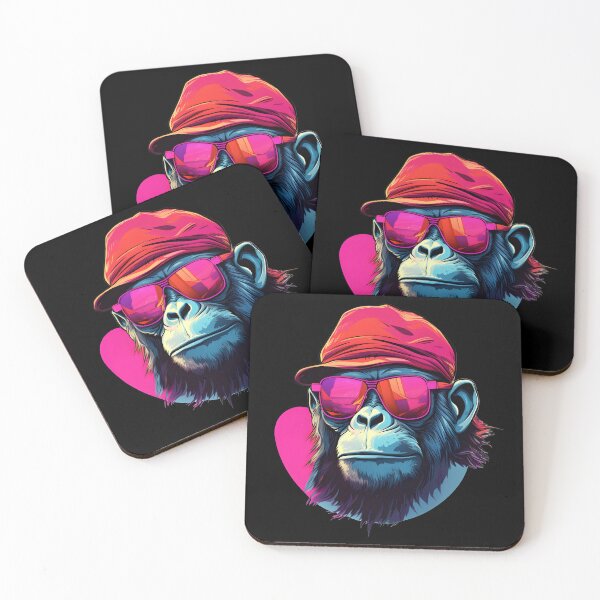 Item preview, Monkey in sunglasses designed and sold by TheRealmWithin.