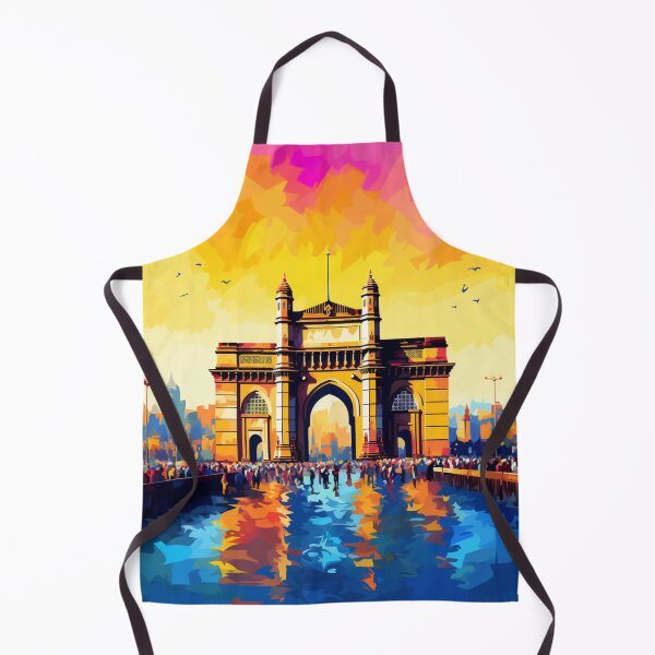 Item preview, A Pop Art Travel Print of Mumbai - India designed and sold by StudioRedKoala.