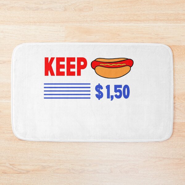Item preview, KEEP HOT DOGS $ 1,50  designed and sold by ANNINOART ⭐⭐⭐⭐⭐.