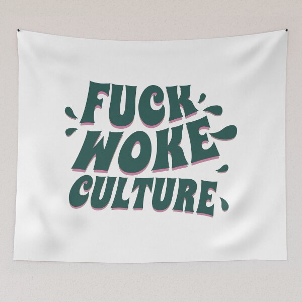 Item preview, fuck woke designed and sold by PopPizzazz.