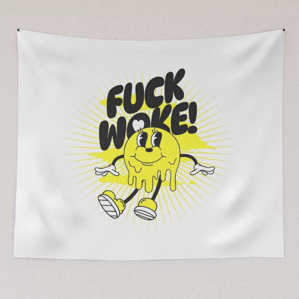 Item preview, fuck woke designed and sold by PopPizzazz.