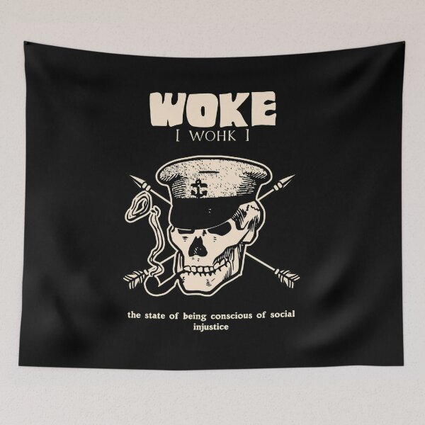 Item preview, fuck woke designed and sold by PopPizzazz.