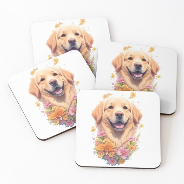 Item preview,  Golden Retriever Puppy Campfire Comic Cartoon  designed and sold by Petsthetic.