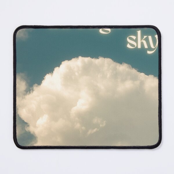 Item preview, flying through the sky blue and white vintage aesthetic poster designed and sold by artistiiq.