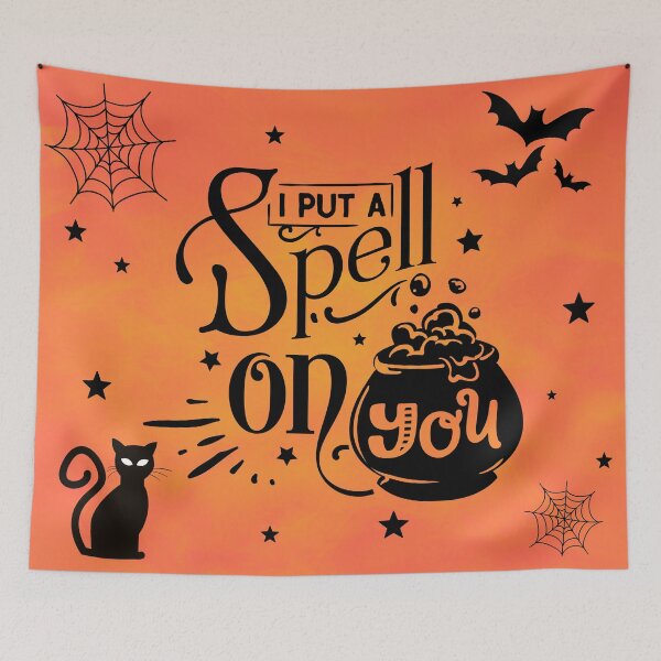 Item preview, I Put A Spell On You - Orange Halloween Design designed and sold by Enchantea.