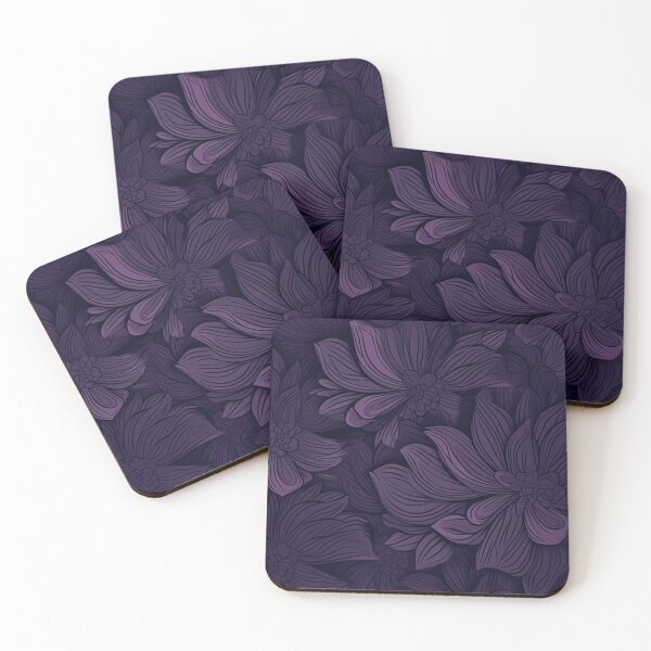 Item preview,  Lavender flower  pattern, dark purple,dark,purple,Lavender purple  designed and sold by MoonDesinso.