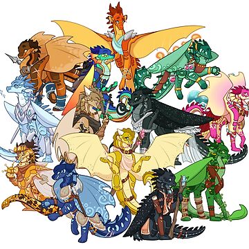 Artwork thumbnail, Wings of Fire as D&D Characters by BlessedBlossom