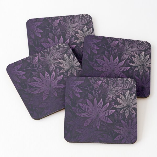 Item preview,  Lavender flower  pattern, dark purple,dark,purple,Lavender purple  designed and sold by MoonDesinso.