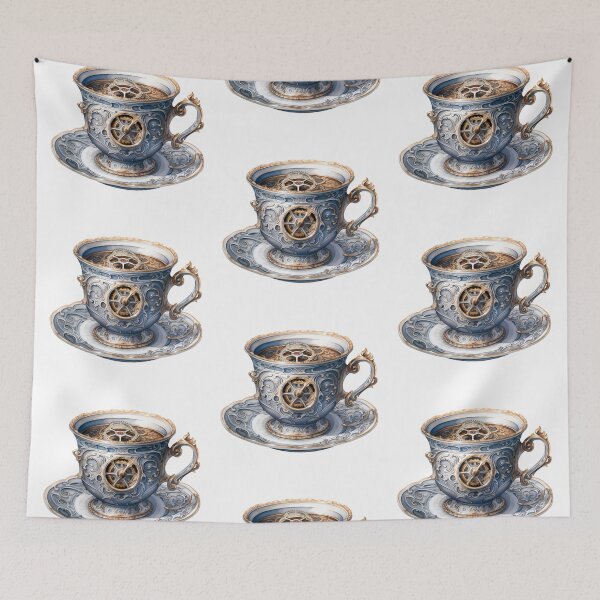Item preview, Steampunk Teacup – Arcane Alchemy Fantasy Art designed and sold by SchorlCraft.