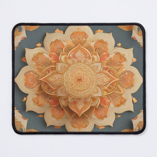 Item preview, Yoga luxurious flower pattern designed and sold by AlfredSSikula.